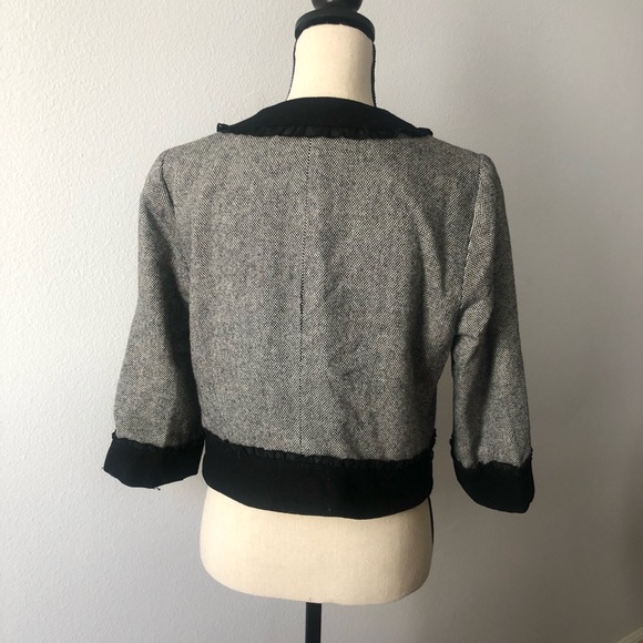 Tweed zip front jacket - Picture 2 of 3